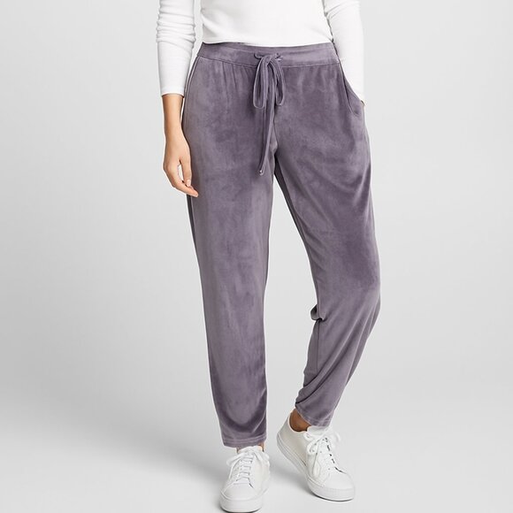 House of Harlow 1960 Velvet Wide Leg Trouser Grey Purple Size Large‎ - Picture 1 of 4